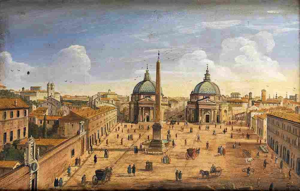 lint the people s square rome Art A4 Photo Print