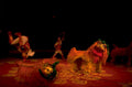 lion dance redgold 1980s 1990s A4 Photo Print
