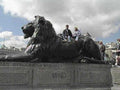 lion statue gpo1980s 1990s A4 Photo Print