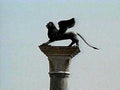 lion statue venice1980s 1990s A4 Photo Print