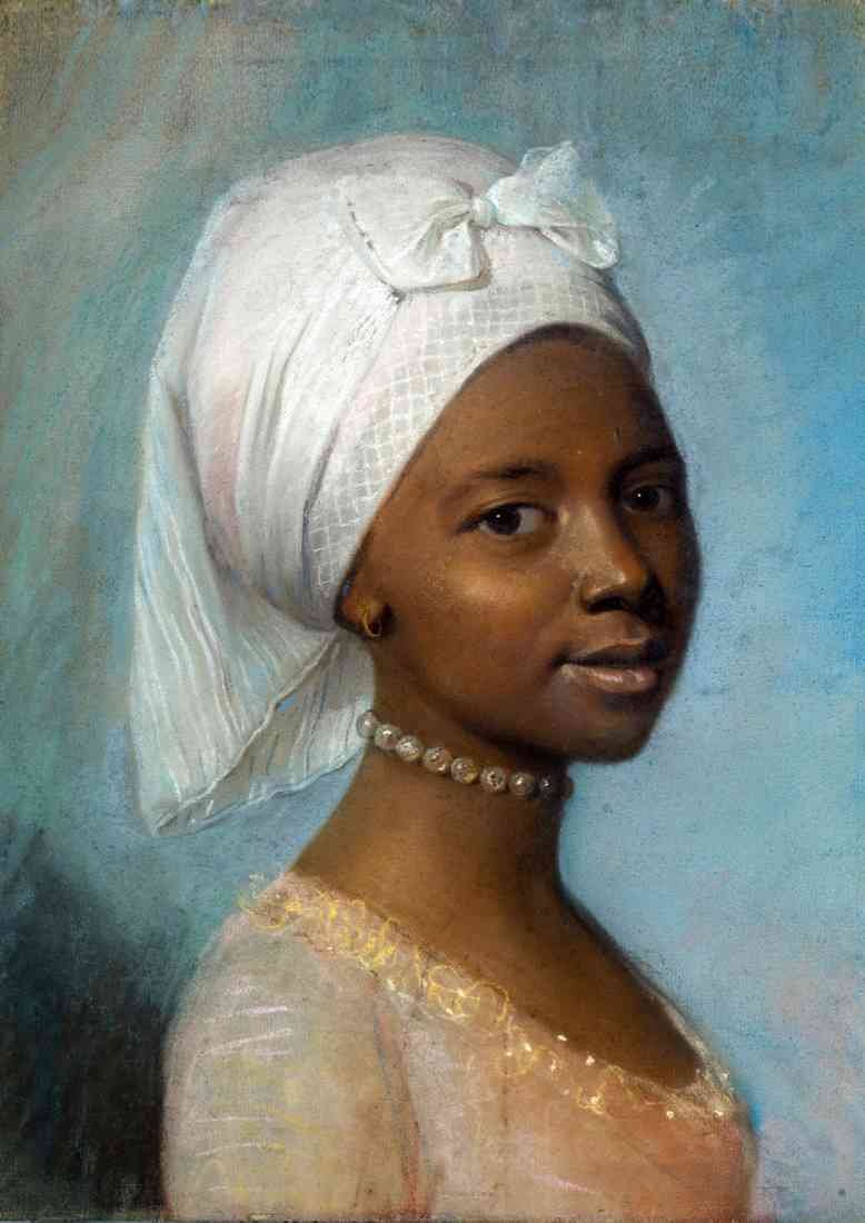 liotard portrait of a young woman CROP A4 Photo Print