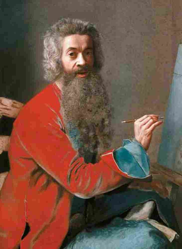 liotard self portrait Art A4 Photo Print