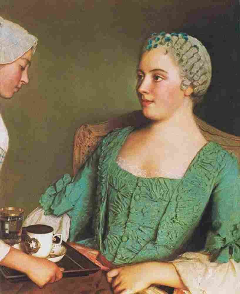 liotard the first cup Art A4 Photo Print