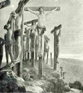 lipp Crucified Art A4 Photo Print