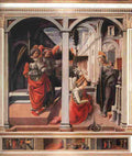 lippi annunciation three Art A4 Photo Print