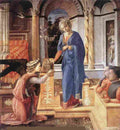 lippi annunciation with two kneeling donors Art A4 Photo Print