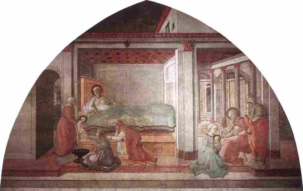 lippi birth and naming saint john Art A4 Photo Print