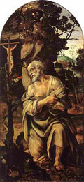 lippi filippino saint jerome Art A4 Photo Print