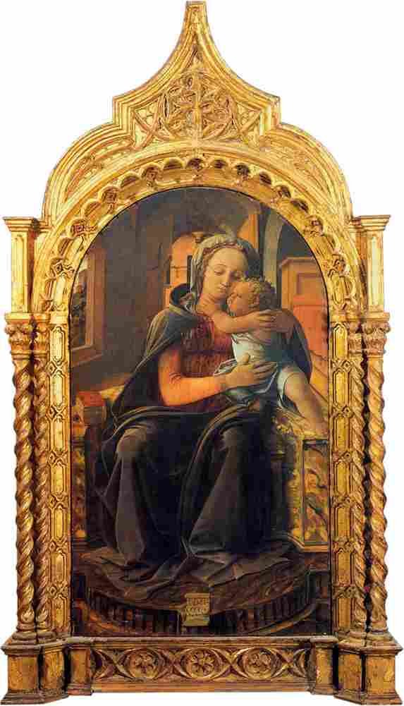 lippi madonna with child Art A4 Photo Print