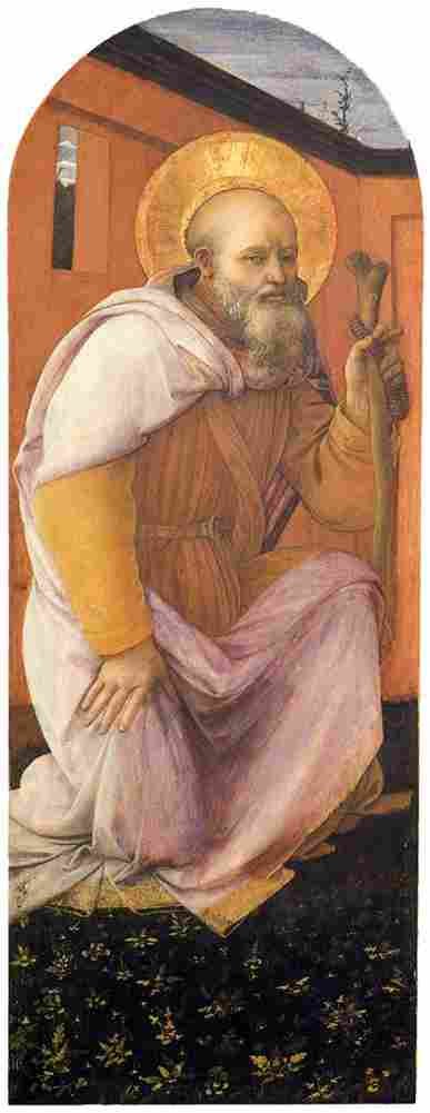 lippi saint anthony abbot Art A4 Photo Print