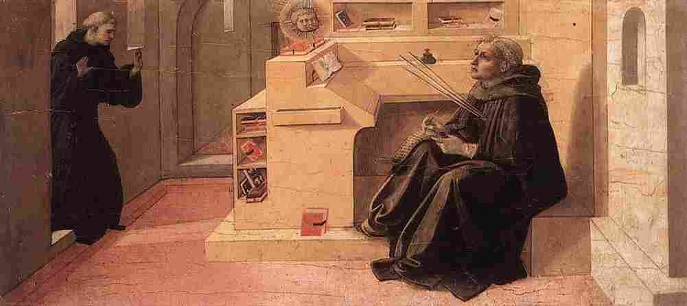 lippi vision of saint augustine Art A4 Photo Print