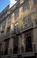 lisbon building facade 4 1980s 1990s A4 Photo Print