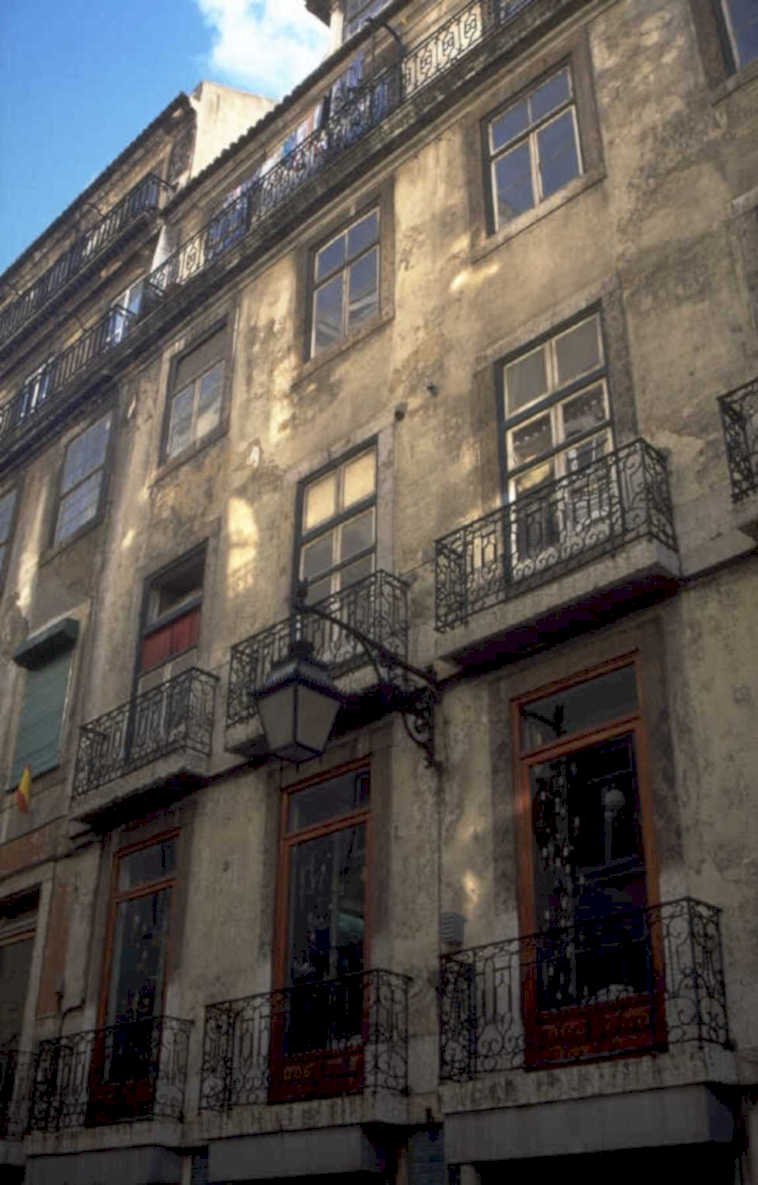 lisbon building facade 4 1980s 1990s A4 Photo Print