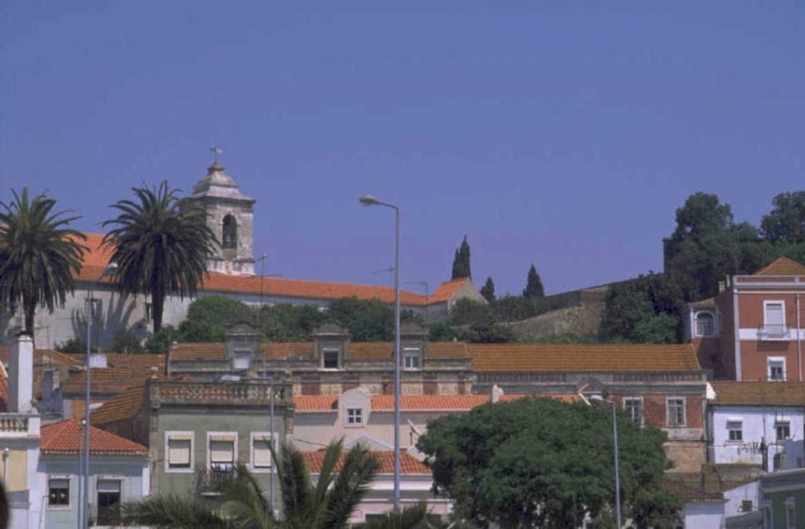 lisbon terracotta cityscape 1980s 1990s A4 Photo Print