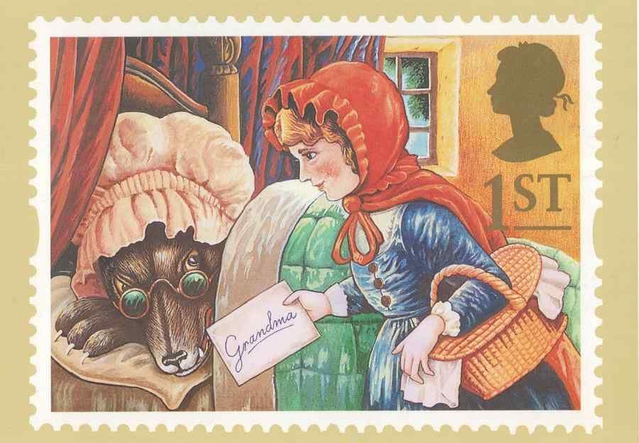 little red riding hood the big bad wolf 161384 A4 Photo Print