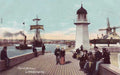 littlehampton pier harbourVintage 1880s 1900s A4 Photo Print