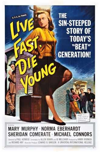 live fast die young  01 film star poster A4 Photo Print