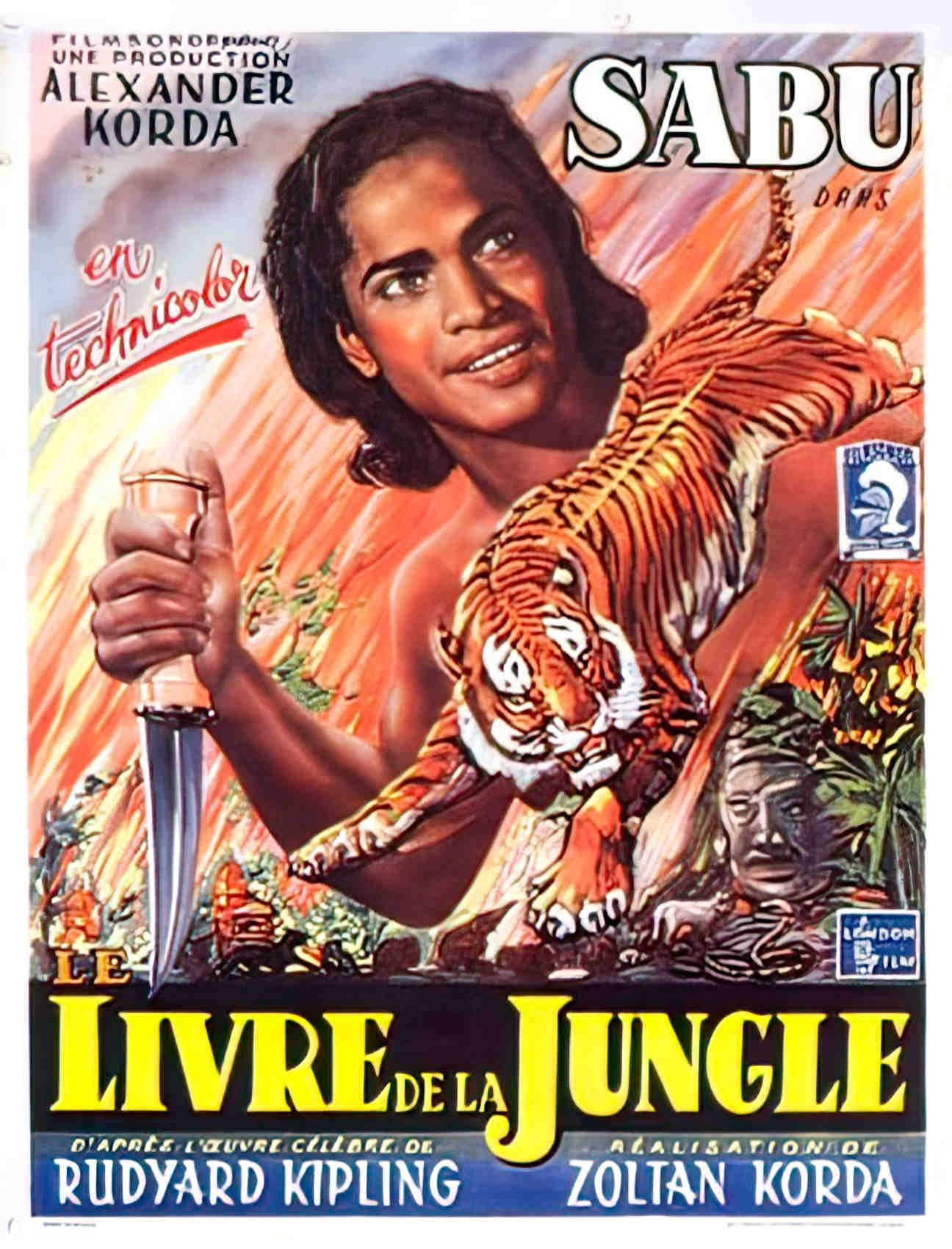 livre de la jungle le belge Advert A4 Photo Print