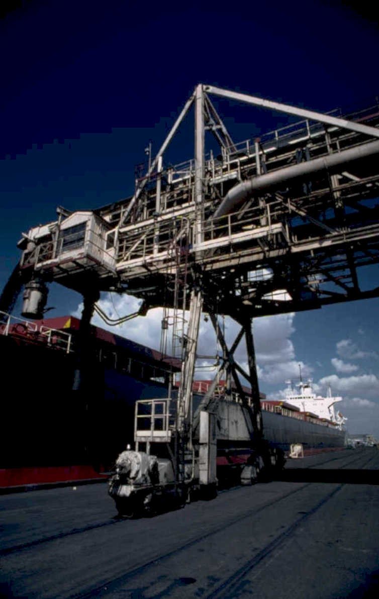 loading dock crane 1980s 1990s A4 Photo Print