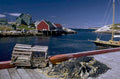 lobster dock scene 1980s 1990s A4 Photo Print