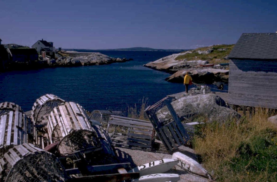 lobster traps house 1980s 1990s A4 Photo Print