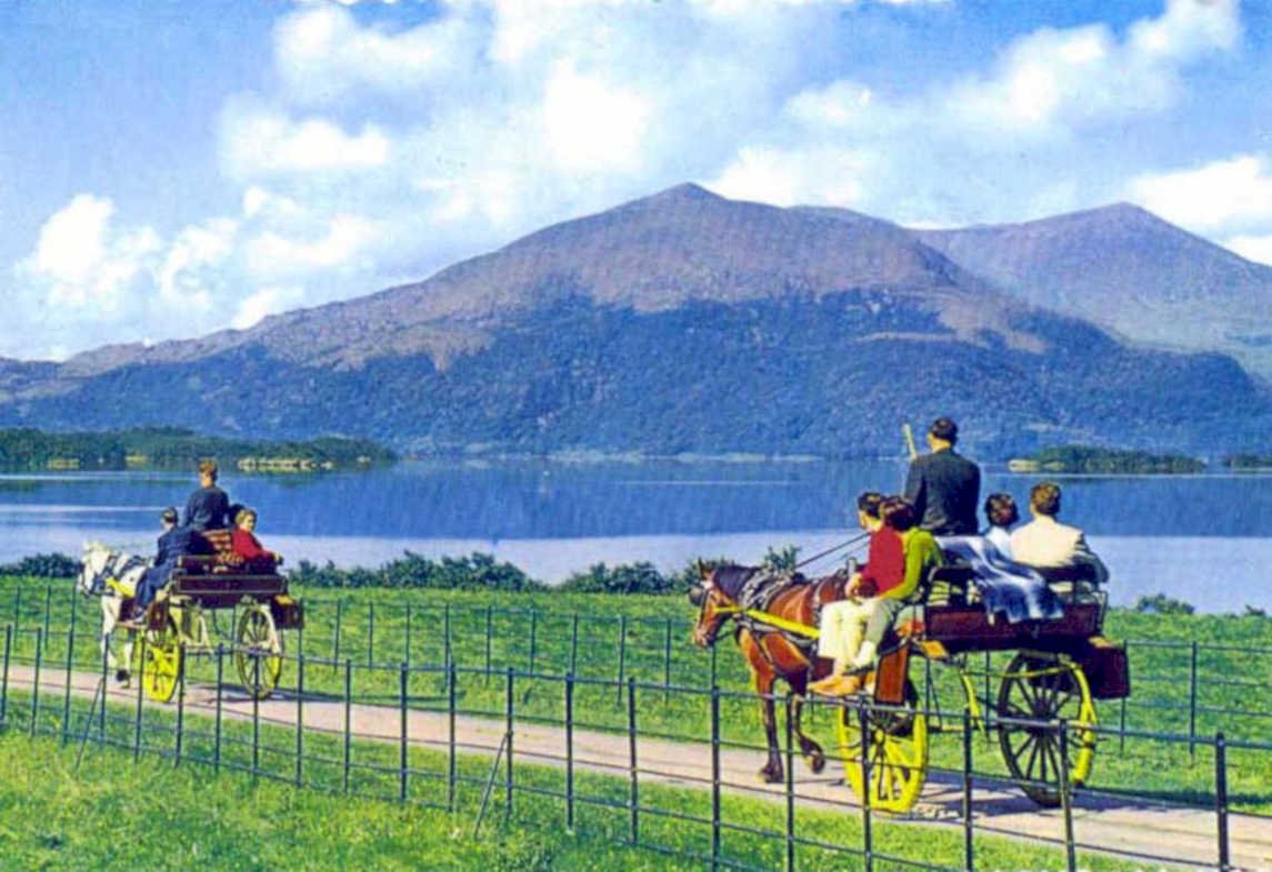 loch ness carriagesVintage 1880s 1900s A4 Photo Print