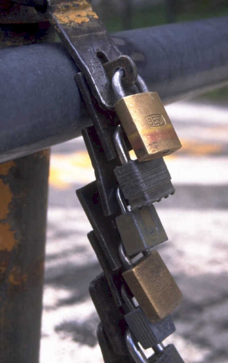 lock system detail 1980s 1990s A4 Photo Print