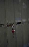 locked cabinet key 1980s 1990s A4 Photo Print
