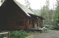 log cabin driveway 2 Vintage A4 Photo Print