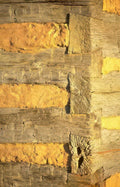 log wall detail Vintage A4 Photo Print