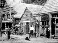logging camp scene1980s 1990s A4 Photo Print