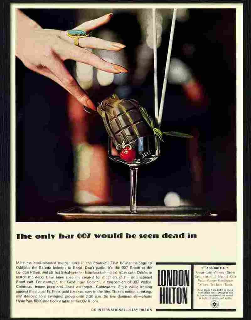 london hilton 1966 Advert A4 Photo Print