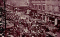 london street scene 3Vintage 1880s 1900s A4 Photo Print