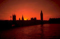london sunset big 1980s 1990s A4 Photo Print