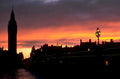 london sunset bigben 1980s 1990s A4 Photo Print 42