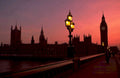 london sunset bigben 2 1980s 1990s A4 Photo Print