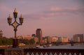 london sunset skyline 1980s 1990s A4 Photo Print