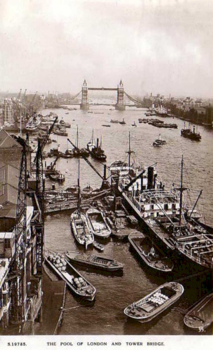 london tower bridgeVintage 1880s 1900s A4 Photo Print