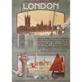 londres rouen venise geo dorival 1908 8 Advert A4 Photo Print