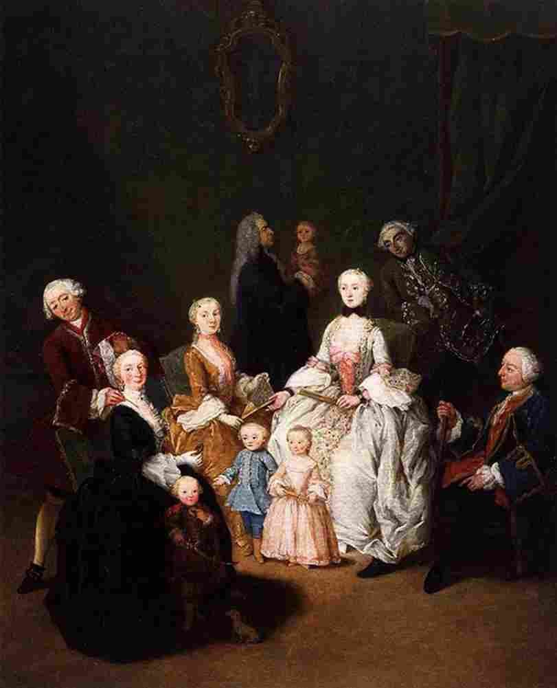 long Patrician Family Art A4 Photo Print