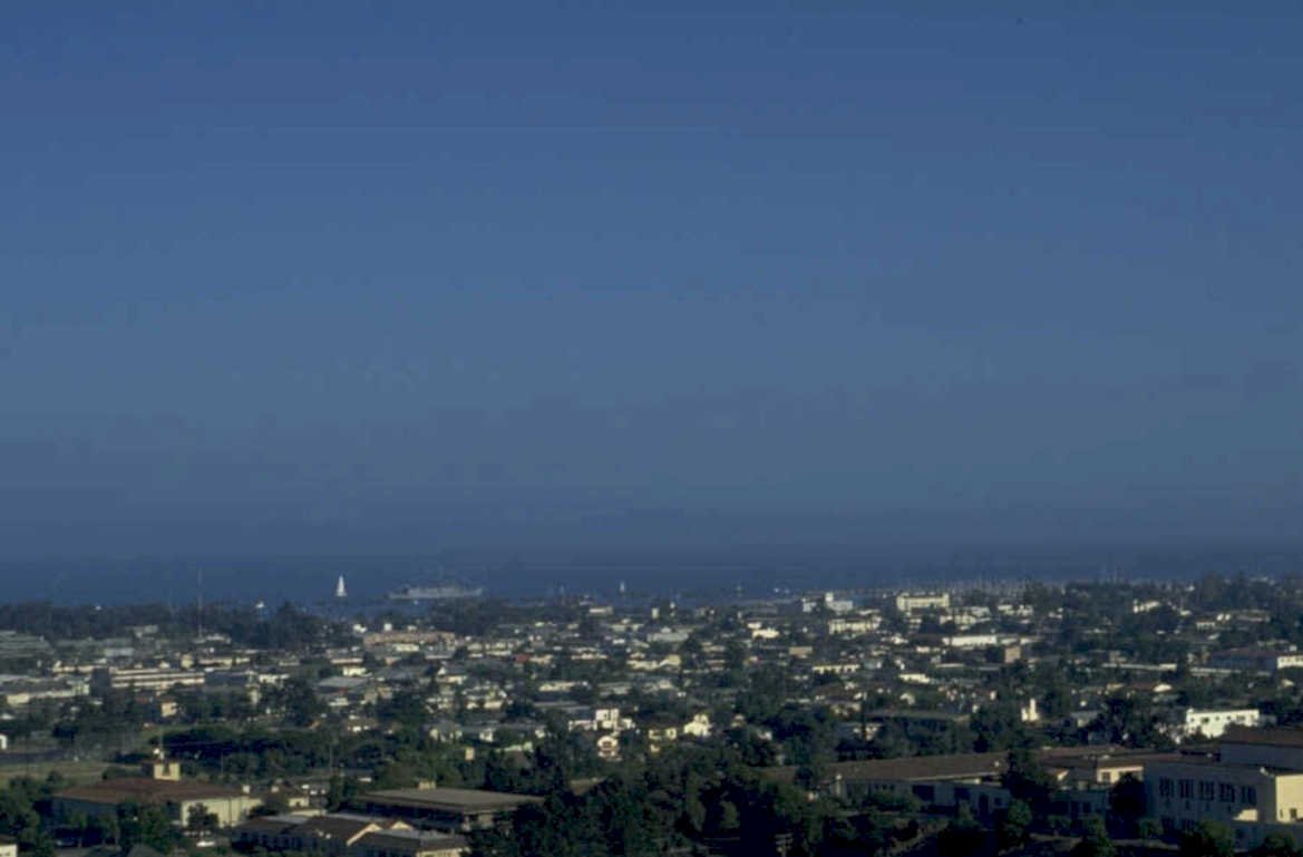 long beach cityscape 1980s 1990s A4 Photo Print