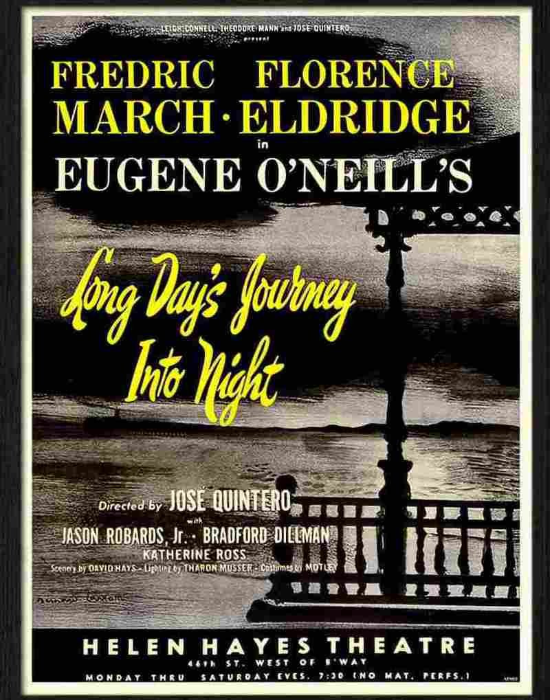 long days journey into night theatre poster Advert A4 Photo Print
