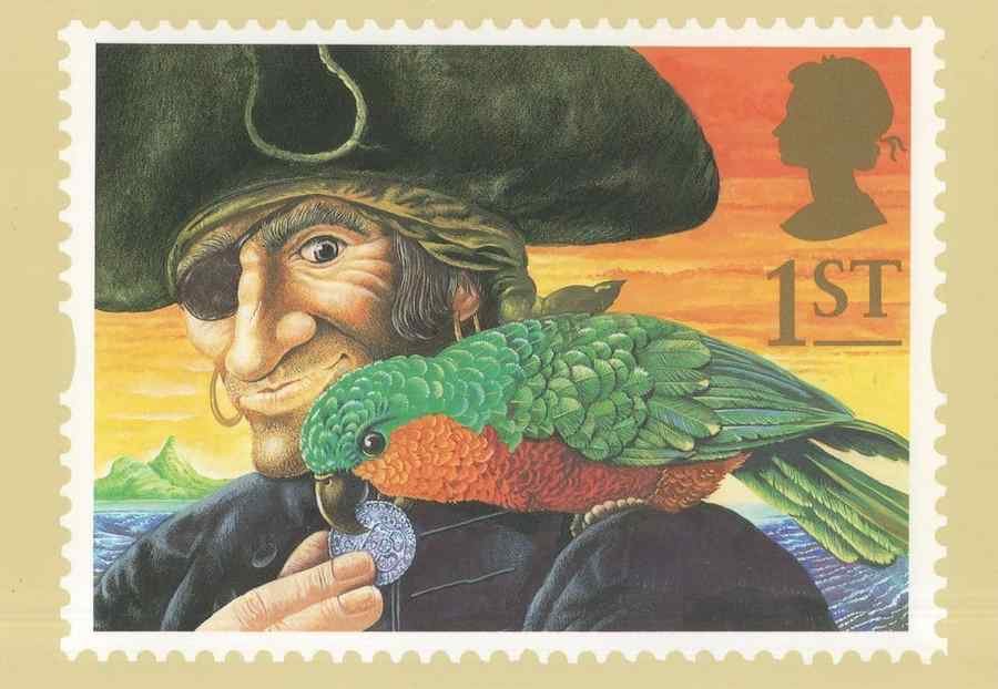 long john silver from treasure island book 161368 A4 Photo Print