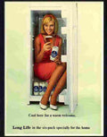 long life beer 1960s Advert A4 Photo Print