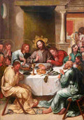 lopes gregorio last supper Art A4 Photo Print