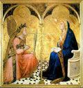lorenzetti ambrogio annunciation Art A4 Photo Print