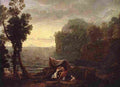 lorr Landscape with Acis and Galathe Art A4 Photo Print