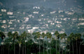 los angeles cityscape Vintage A4 Photo Print
