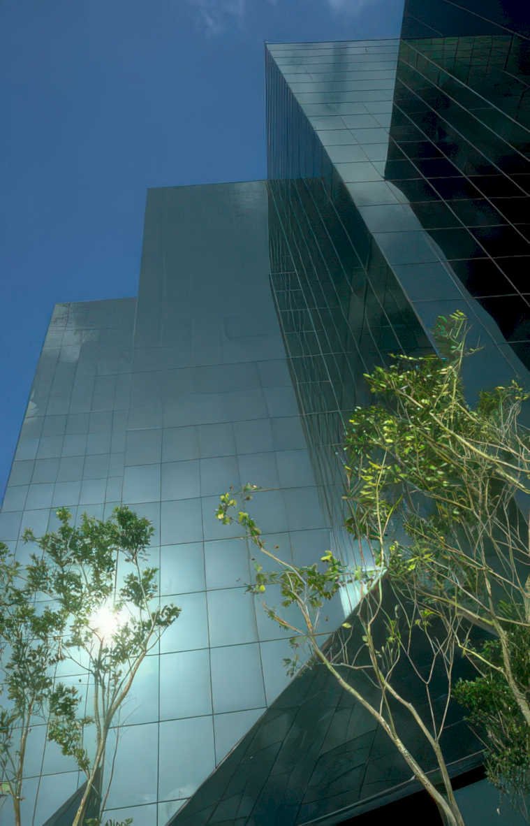 los angeles office Vintage A4 Photo Print