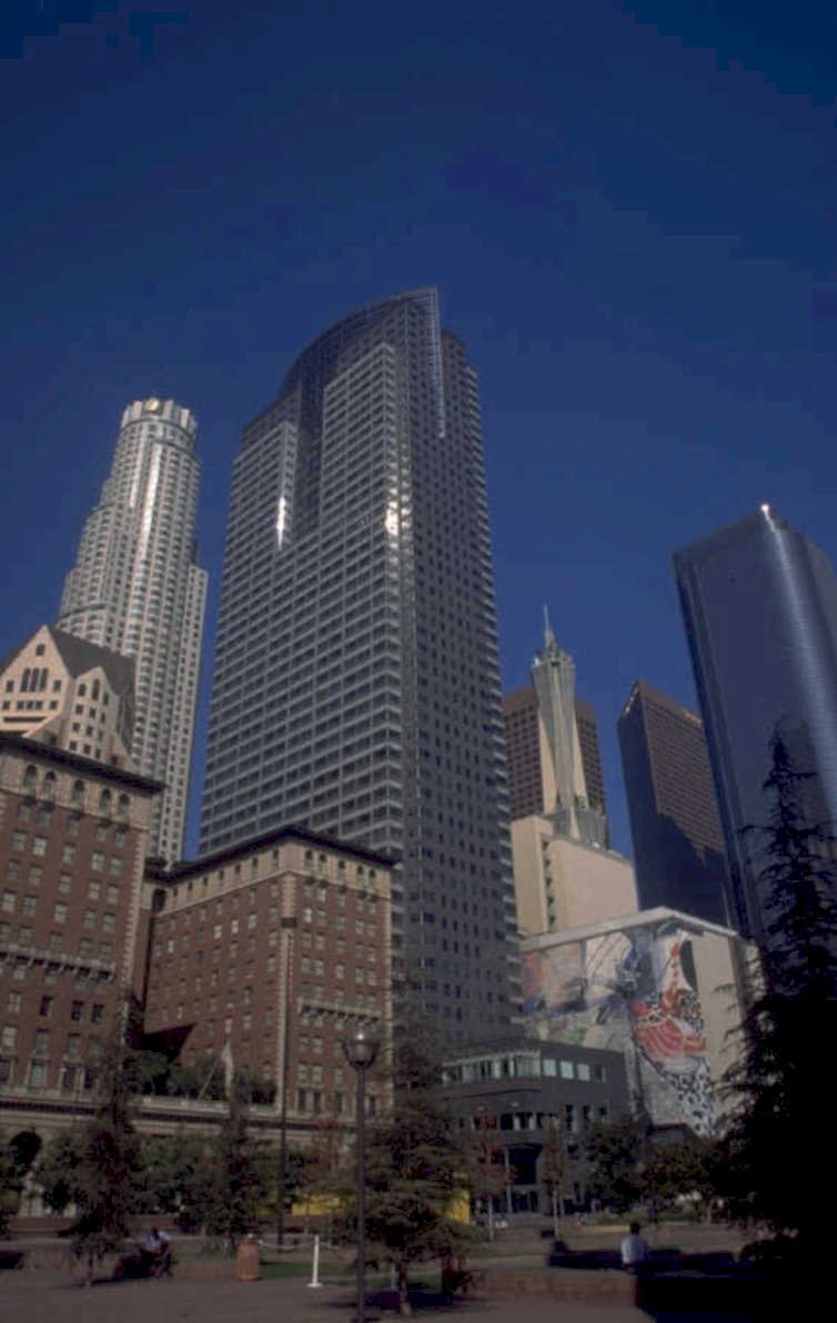 los angeles skyline 1 1980s 1990s A4 Photo Print